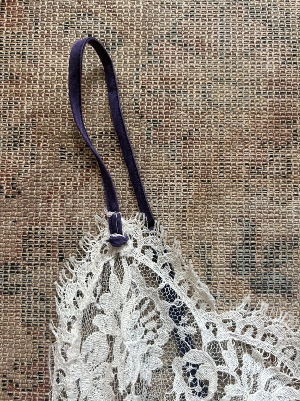 Vintage Marjolaine Silk Slip Dress - Picture 6 of 7